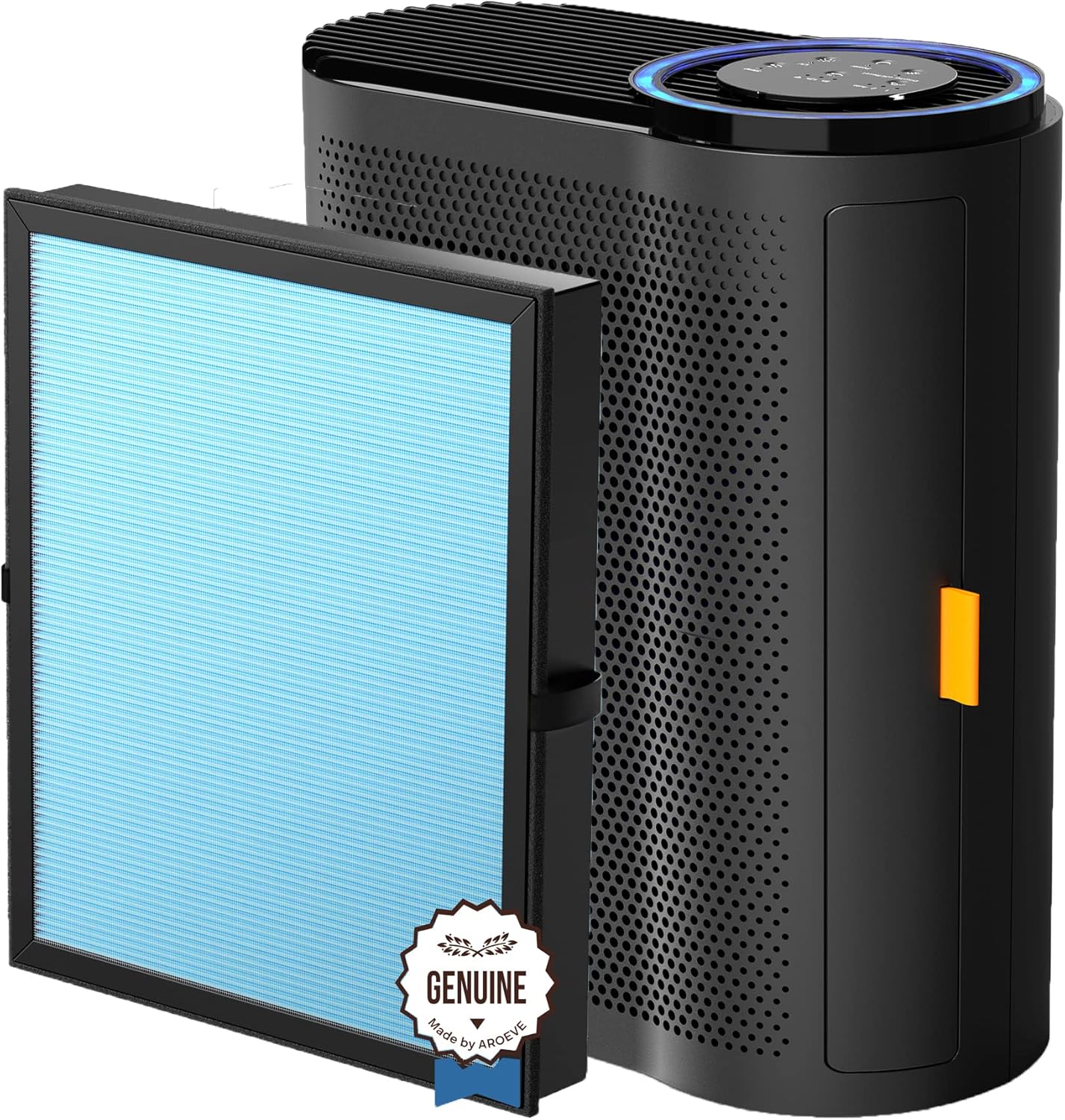 AROEVE Air Purifier(MK04Black) for Home with Two H13 HEPA Air Filter(One Basic