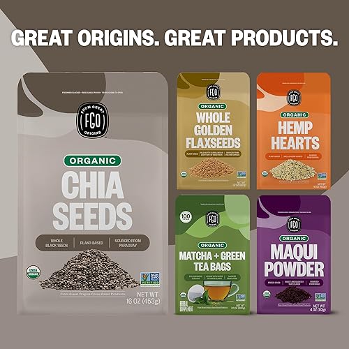 Miniatura 7 de Semillas de chía orgánicas  Importadas de Paraguay  Bolsa resellable de 8 onzas