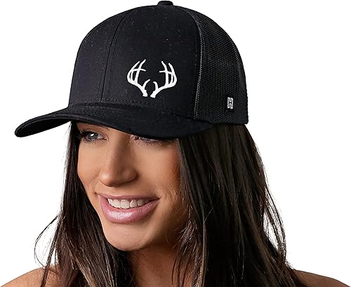 Miniatura 4 de HAKA Wilderness Trucker - Sombrero de béisbol ajustable para hombres y mujeres, gorra de béisbol ajustable al aire libre, cierre de malla, banda de