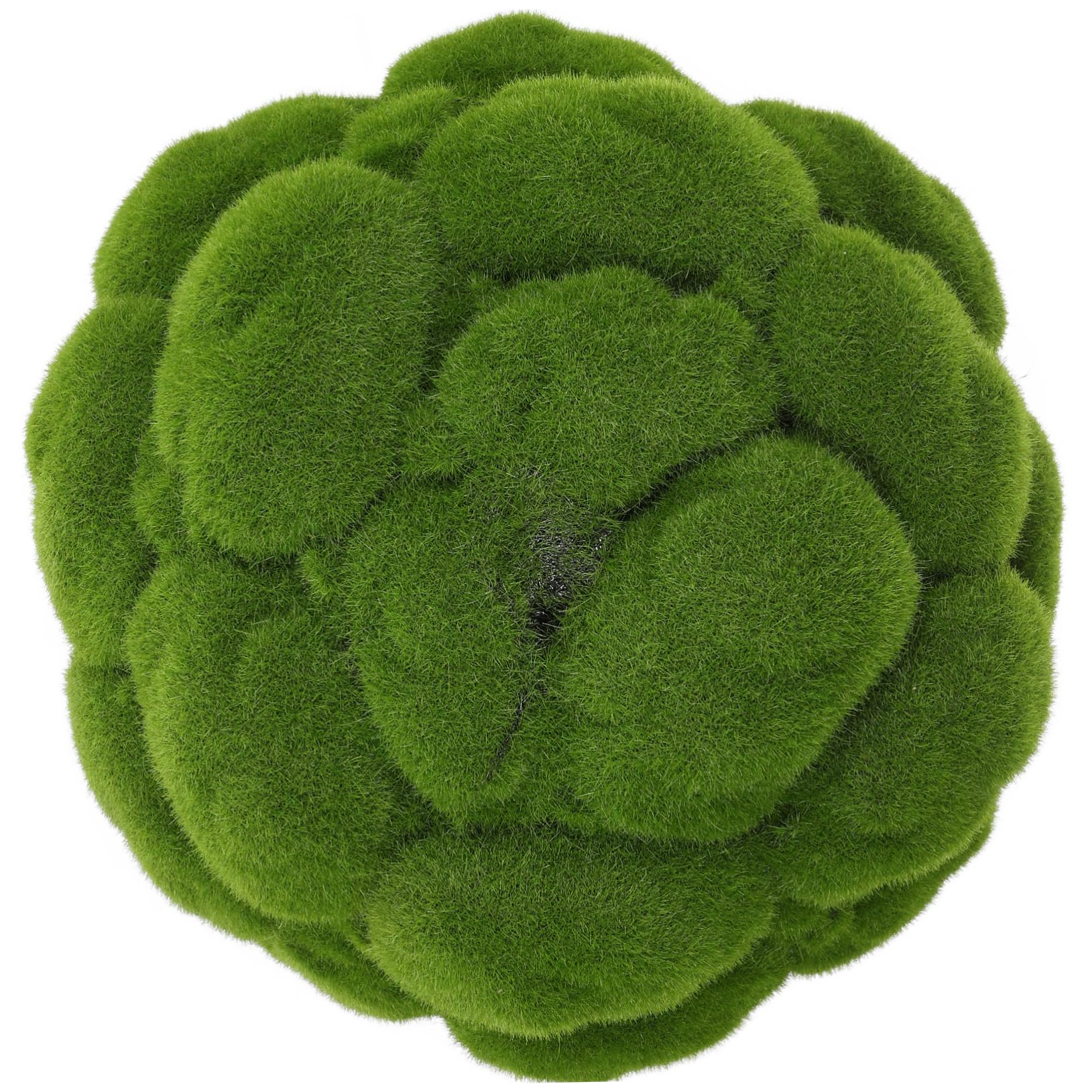 PRETYZOOM Decoración de Bola de Musgo Simulada Verde de PVC, Aspecto Realista, Resistente Decoloración, Fácil de Colgar para Techos y Ventanas