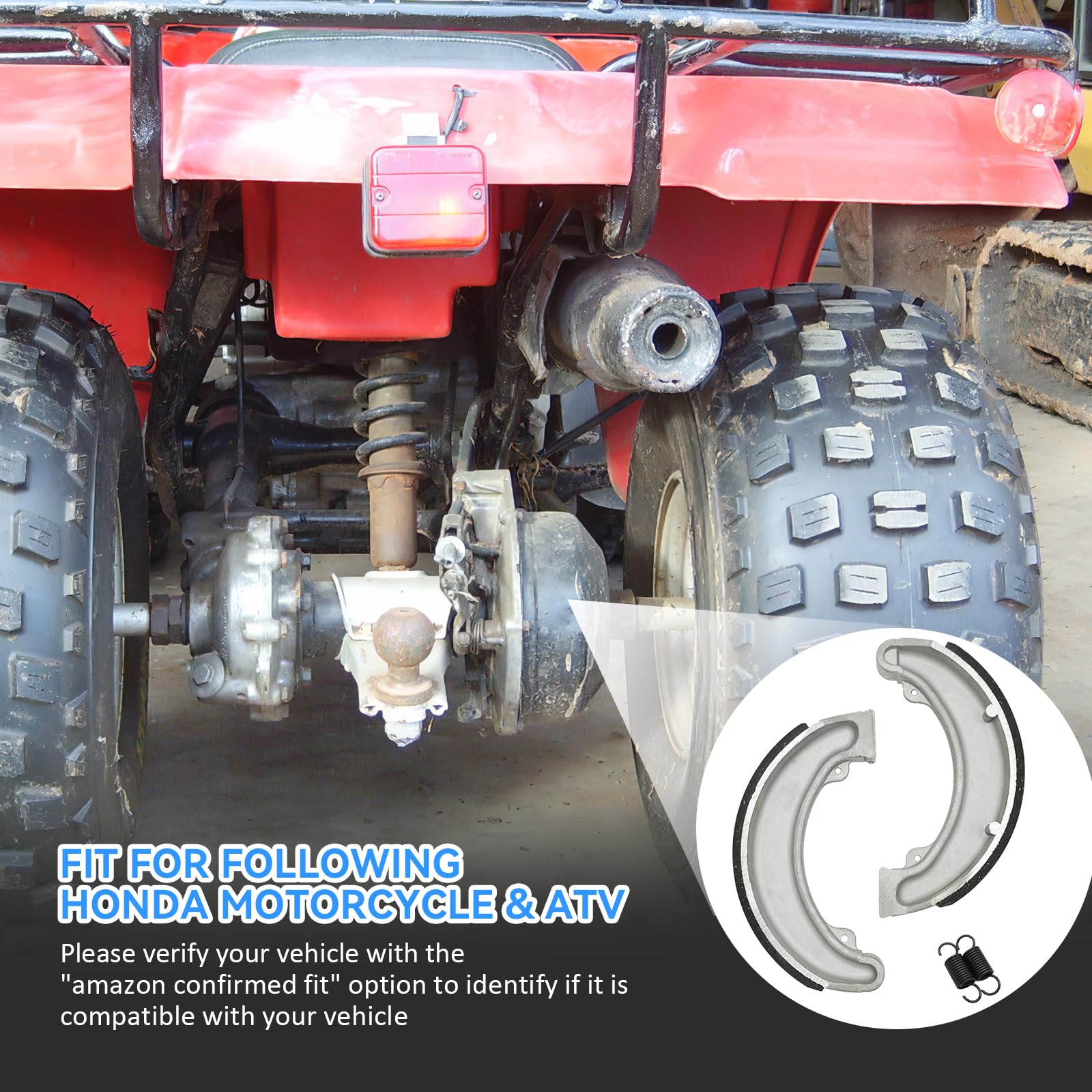 Convient Aux Machoires De Frein Arriere Honda TRX 250 TM6 Fourtrax 2006
