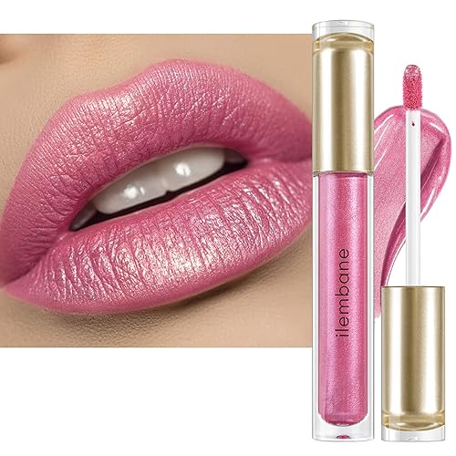 Metallic Mauve Pink Liquid Lipstick – Frosted Pearl Pink Lip