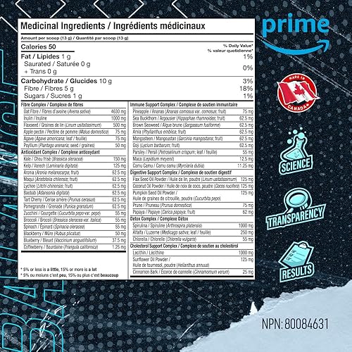 Miniatura 7 de ROUGHAGE - Superalimento en polvo de 38 frutas y verduras  Sin sabores artificiales ni edulcorantes  Sabor increíble (piña y coco)