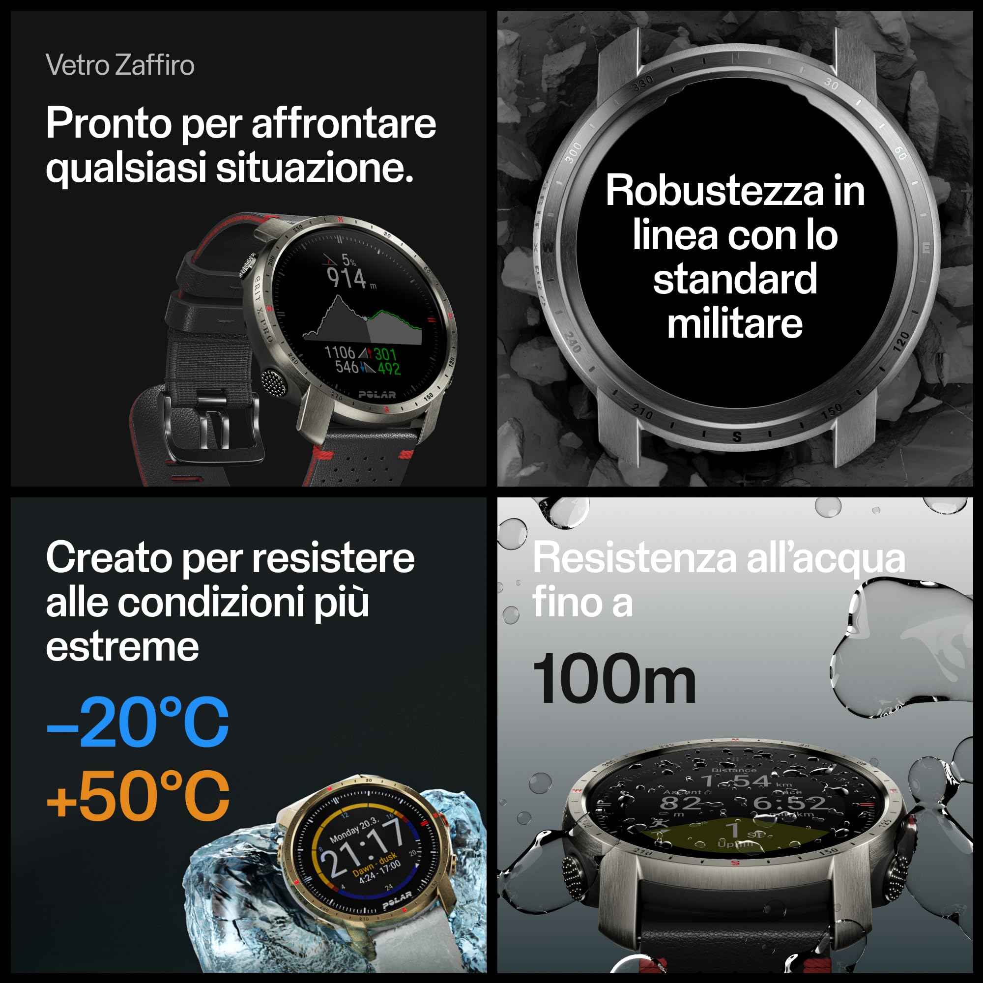Polar Grit X PRO Titan Premium GPS