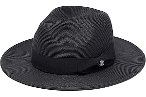 Pineapple&Star Sun Straw Fedora Beach Hat: Sophisticated Style for Sun-Kissed Days