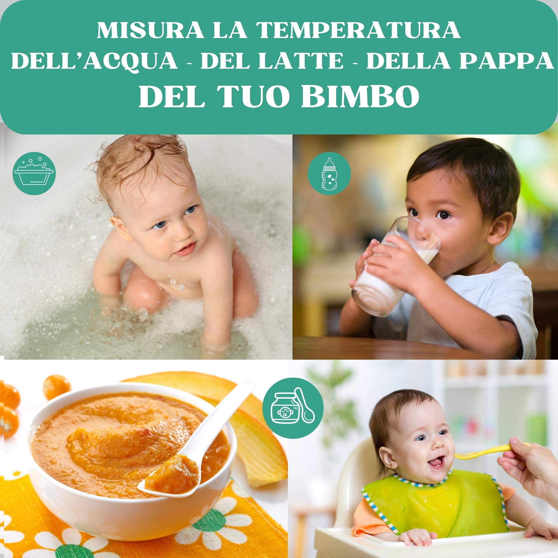 CAMI T-ONE Termometro Febbre Digitale Infrarossi a Distanza - Misuratore Temperatura Laser professionale uso medico-ospedaliero - uso domestico