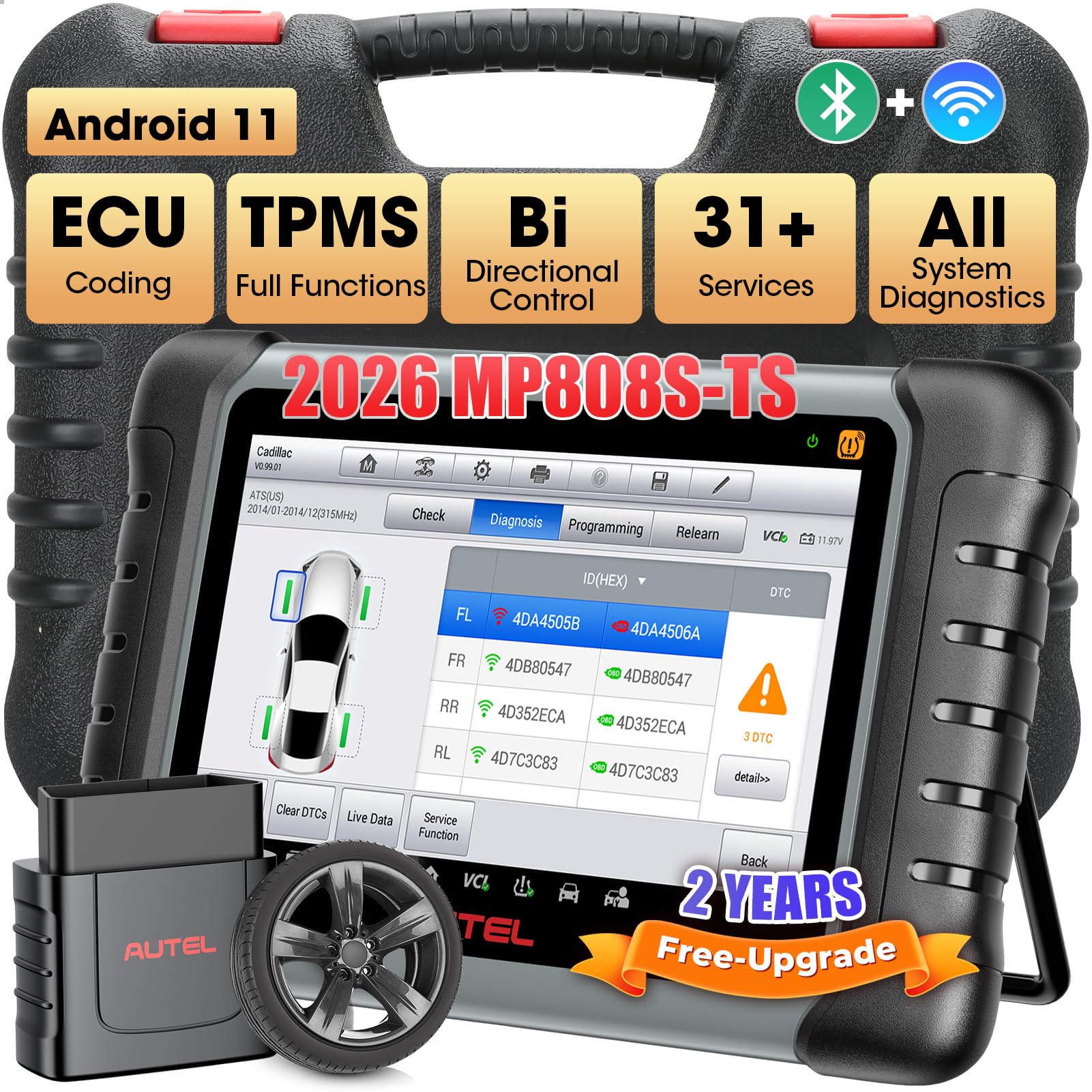 メンテナンス AUTEL MaxiPRO MP808S-TS Autel MaxiPRO MP808S-TS Scanner, Pre of MP900TS, 2026 Upgrade of