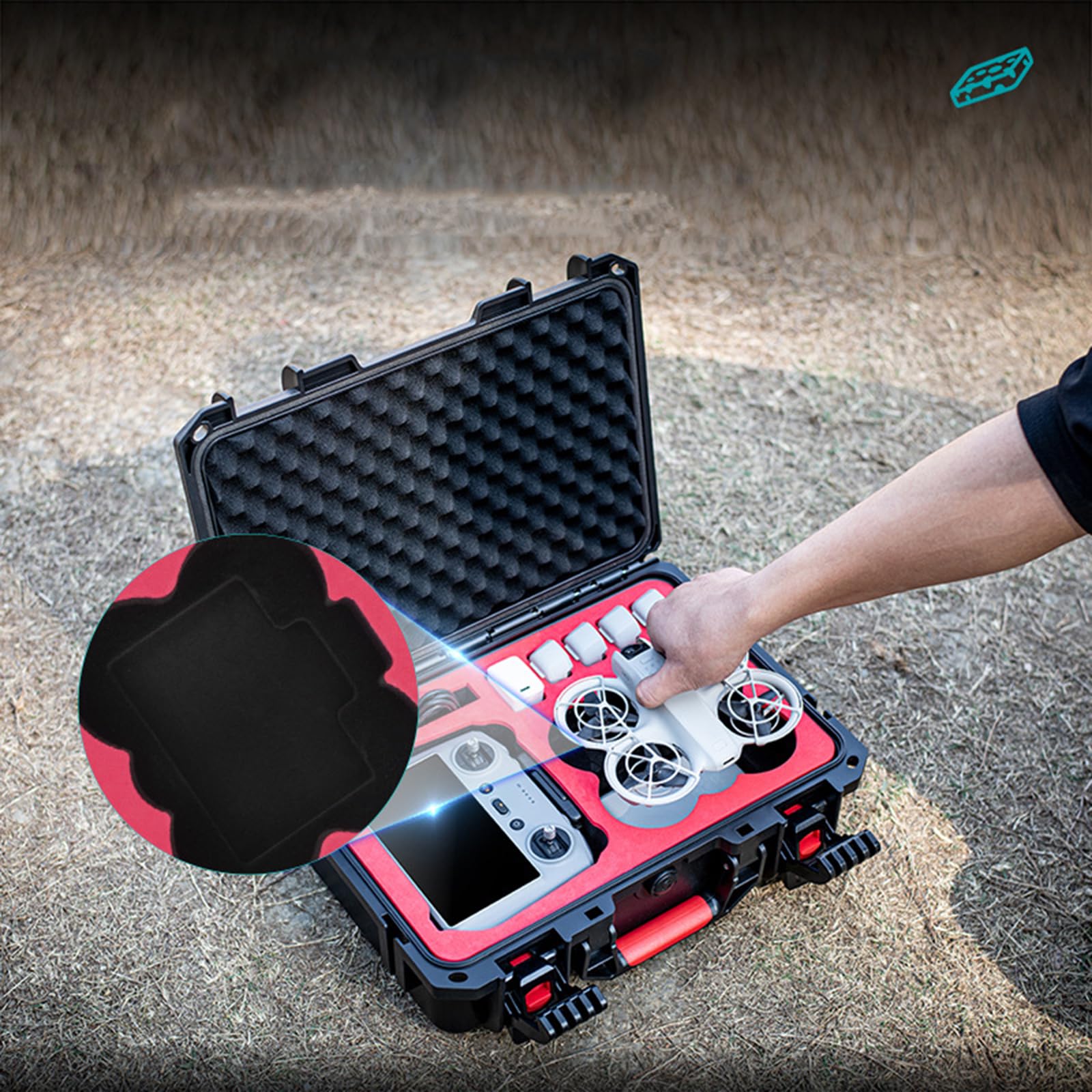 Funda de transporte para cuerpo, bolsa de almacenamiento portátil de viaje para caja rígida protectora, accesorios impermeables