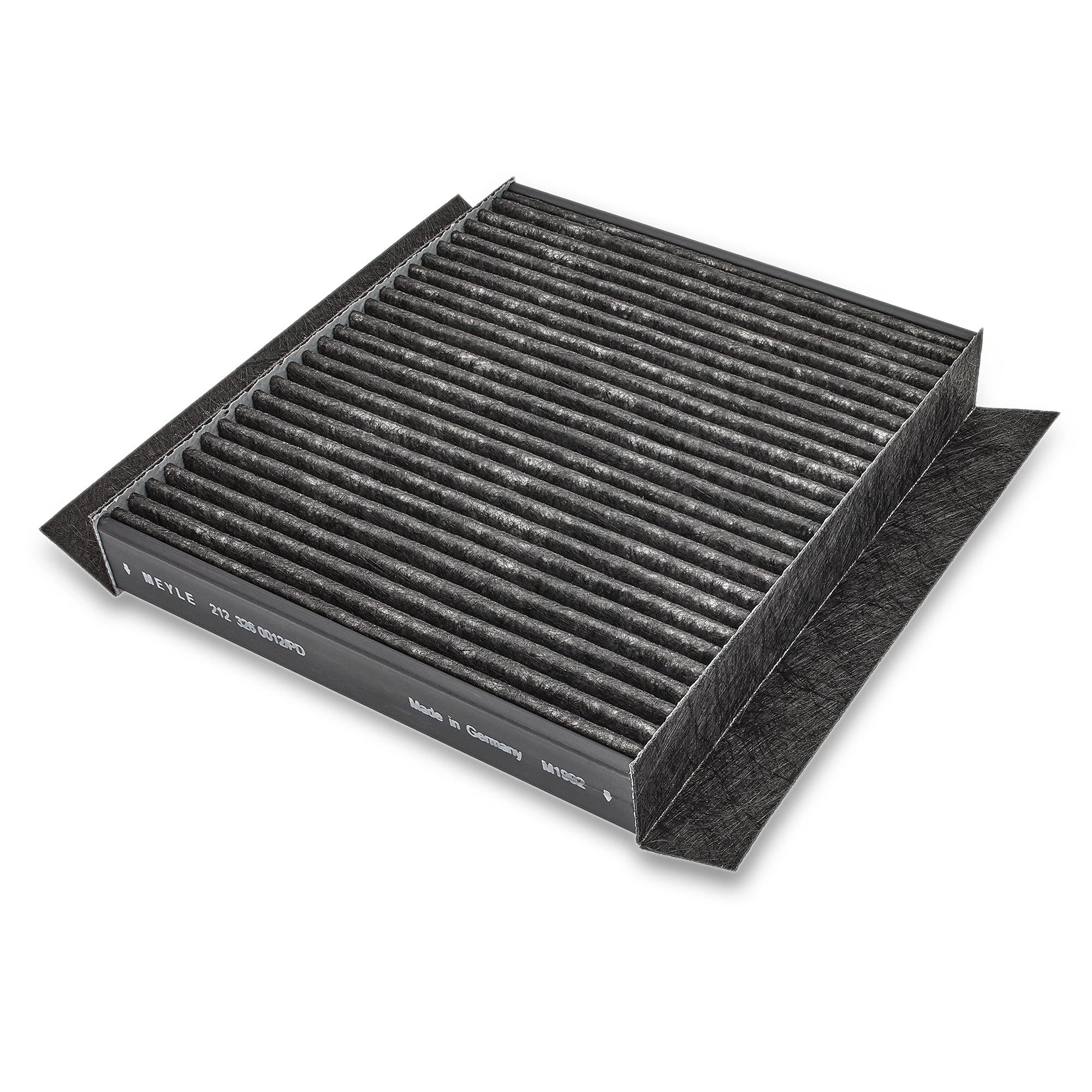 MEYLE Filtro Aria abitacolo Cartuccia filtro, per esigenze particolari, Filtro al carbone attivo, Filtro per polveri fini (PM 2.5), con effetto antiallergico, con potere assorbente degli odori, 212