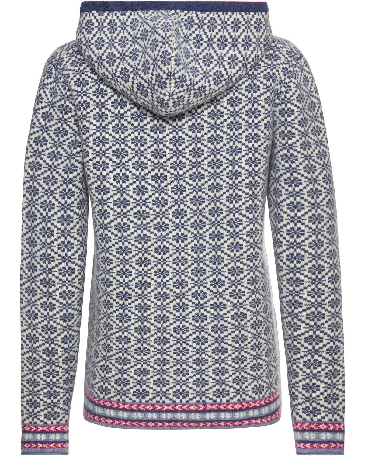 Jacquard-Kapuzenpullover