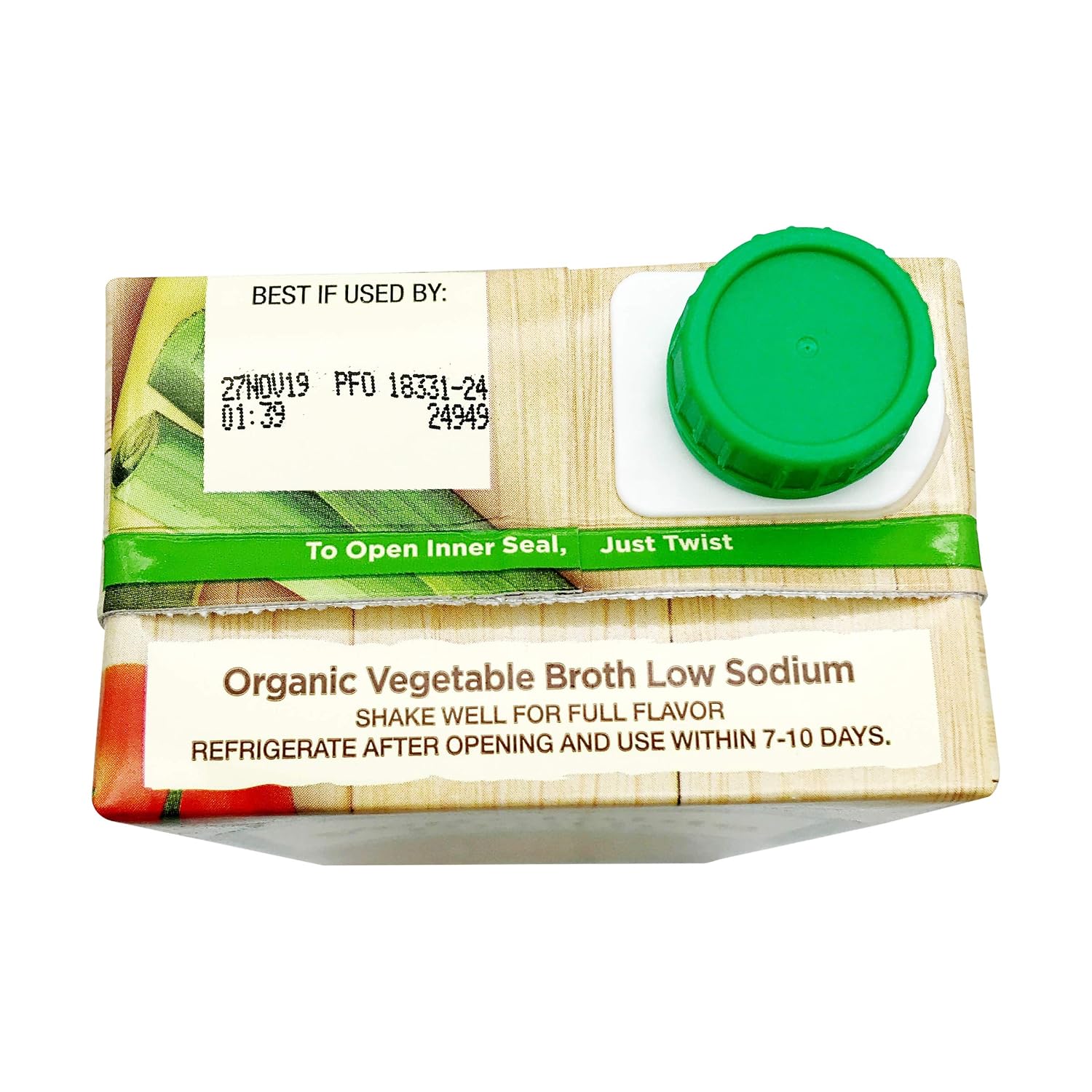 Pacific Foods Organic Low Sodium Vegetable Broth, 32 oz (Pack of 5) image 5