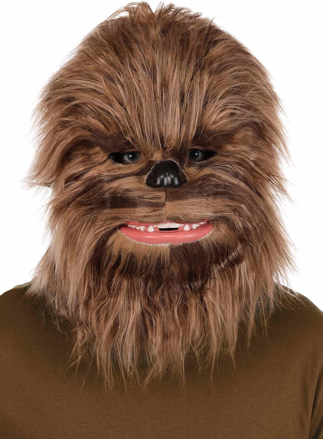 Adult Deluxe Chewbacca Costume Mask | Star Wars Wookiee Faux Fur and Molded Details for Halloween
