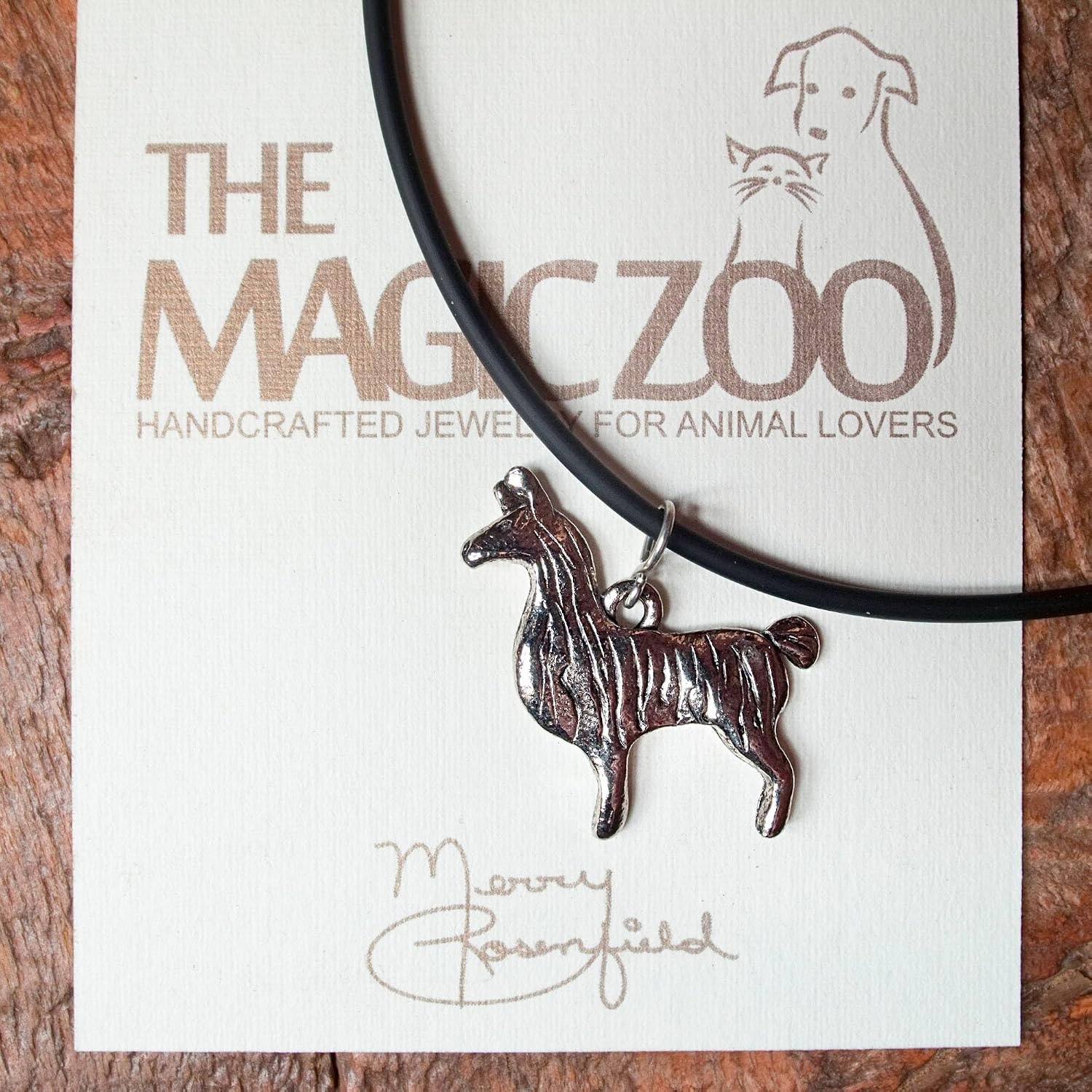 Pewter Llama Necklace