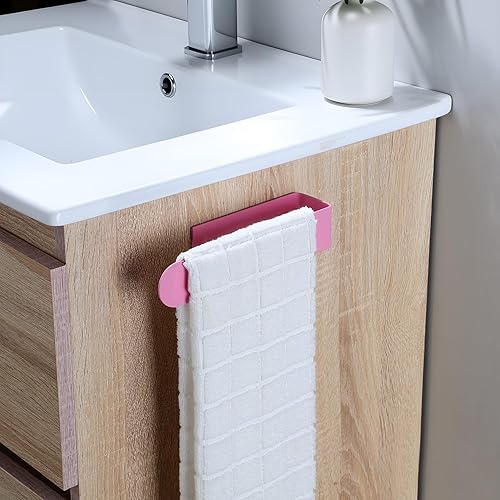 Miniatura 58 de Taozun Toallero adhesivo – Toallero de mano para baño, toallero de acero inoxidable montado en la pared, soporte para toallas de invitados de 12