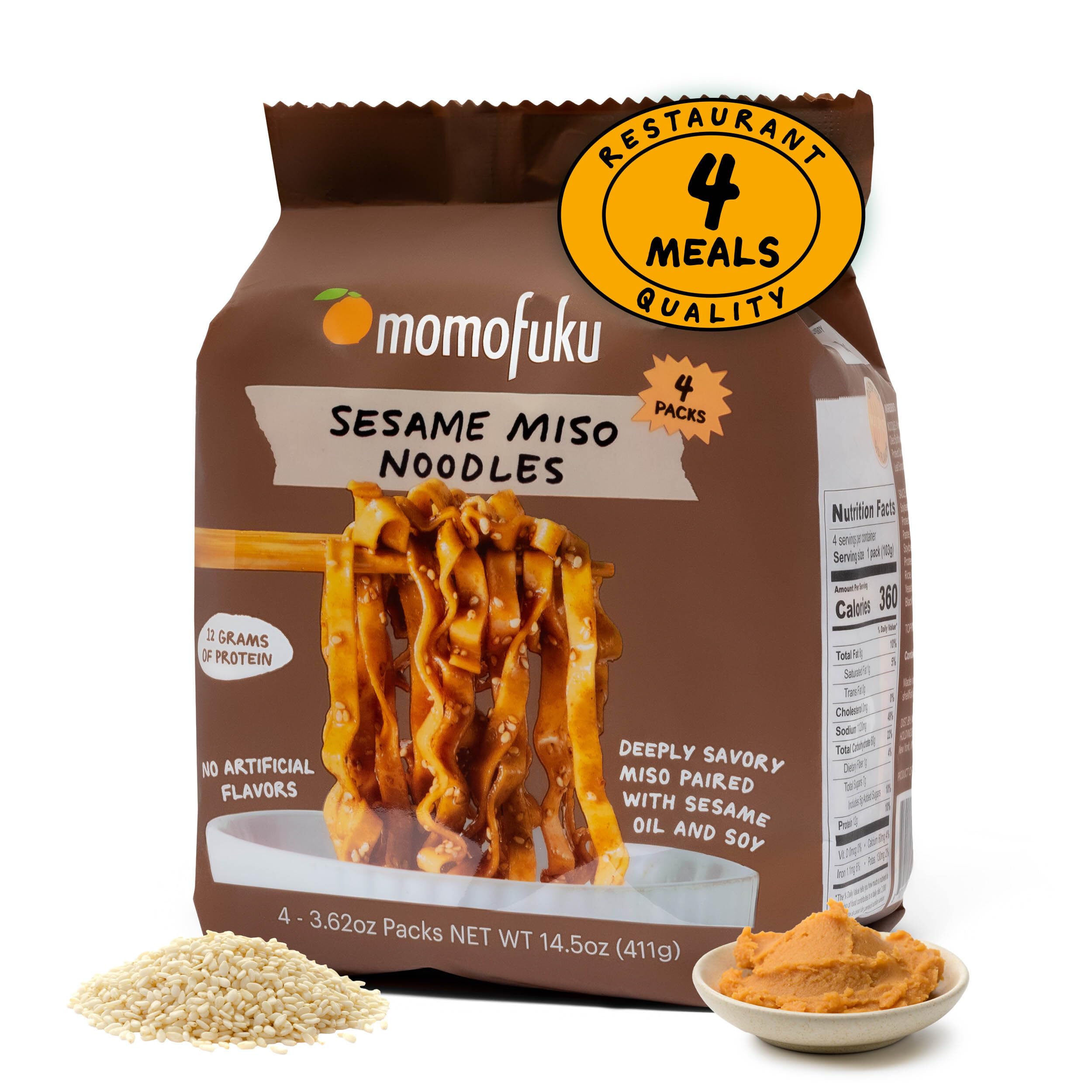 Amazon.com: Momofuku Sesame Miso Ramen Noodles by David Chang, 4