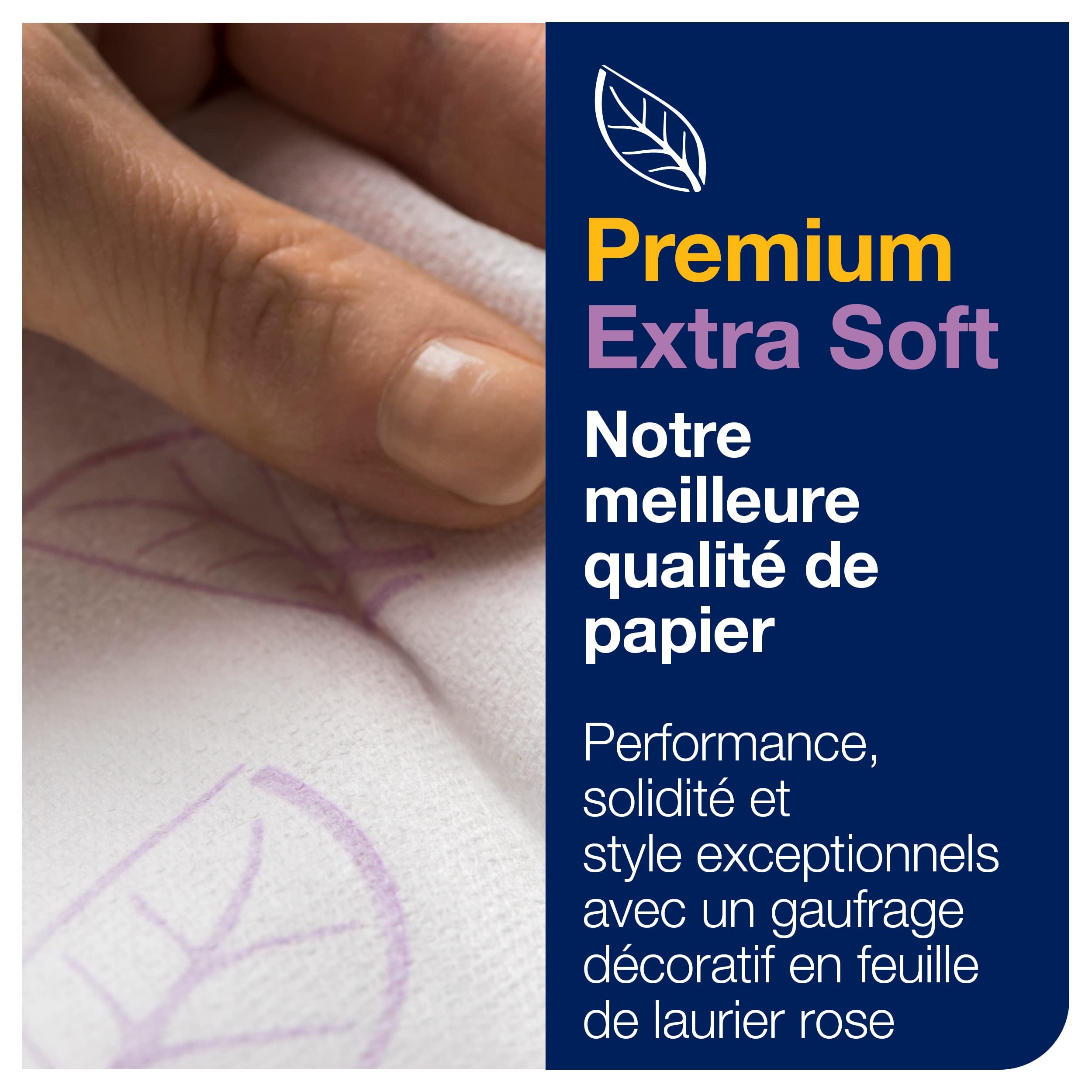 Tork Xpress Essuie-mains interfoliés blancs H2, extra-doux, 21 x 100 feuilles, 600297