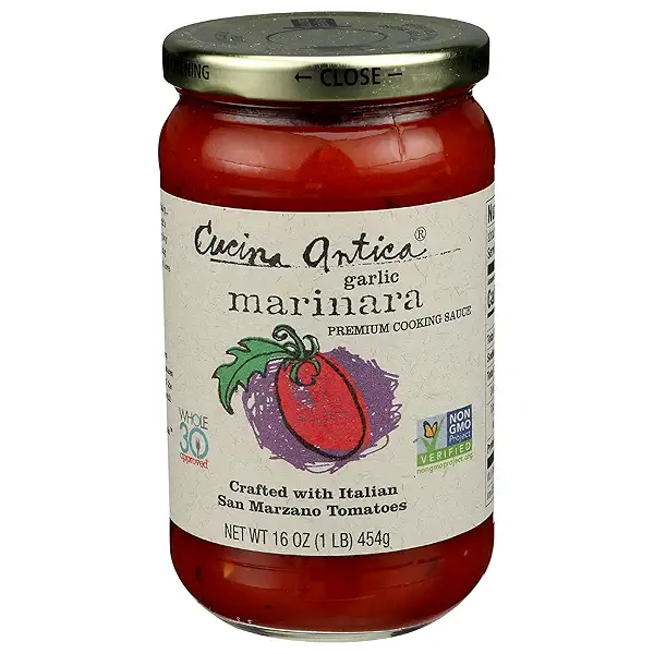cucina antica garlic marinara 16oz 6 pack 3
