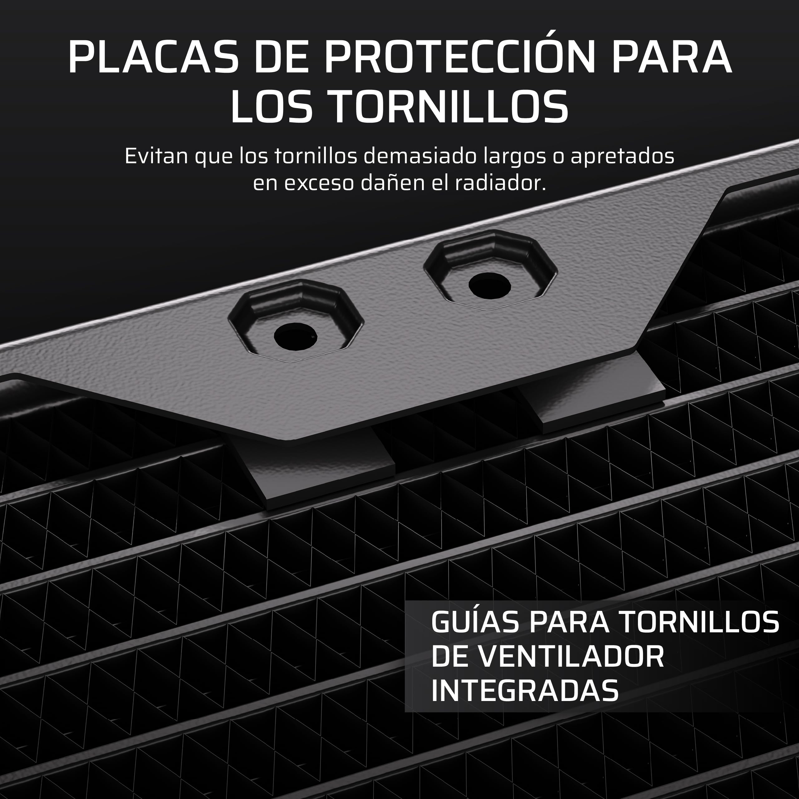 CORSAIR Hydro X Series XR7 360mm V2 Radiador de Refrigeración Líquida – Compatible con iCUE Link – 3 Soportes de Ventilador de 120 mm – Placas de protección de Tornillo – Roscas G1/4" – Negro