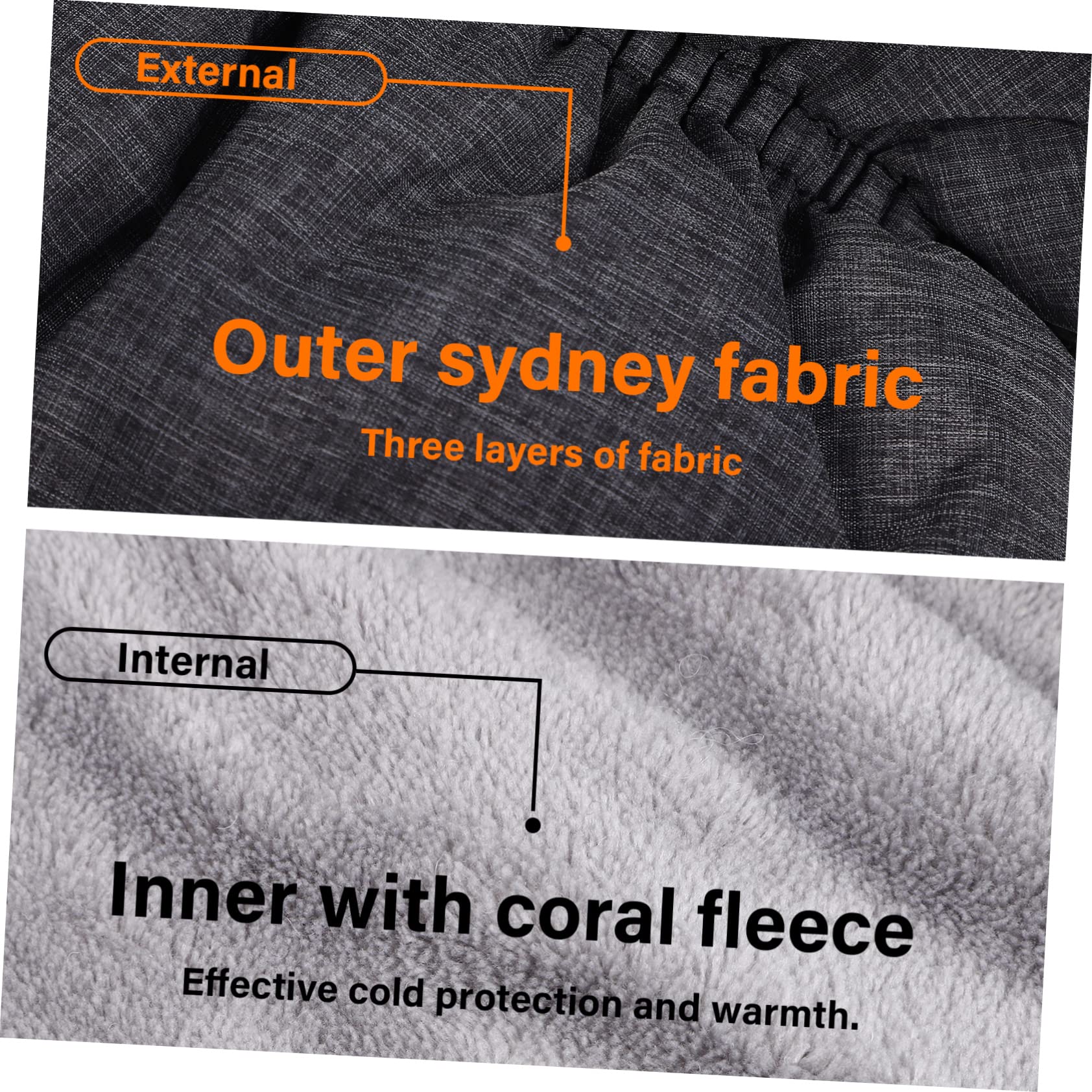 Wakauto Cart Gloves Baby Stroller Hand Muffs Elastic Band Warm Fleece Mittens Anti-Freeze Perfect for Winter and Special Occasions