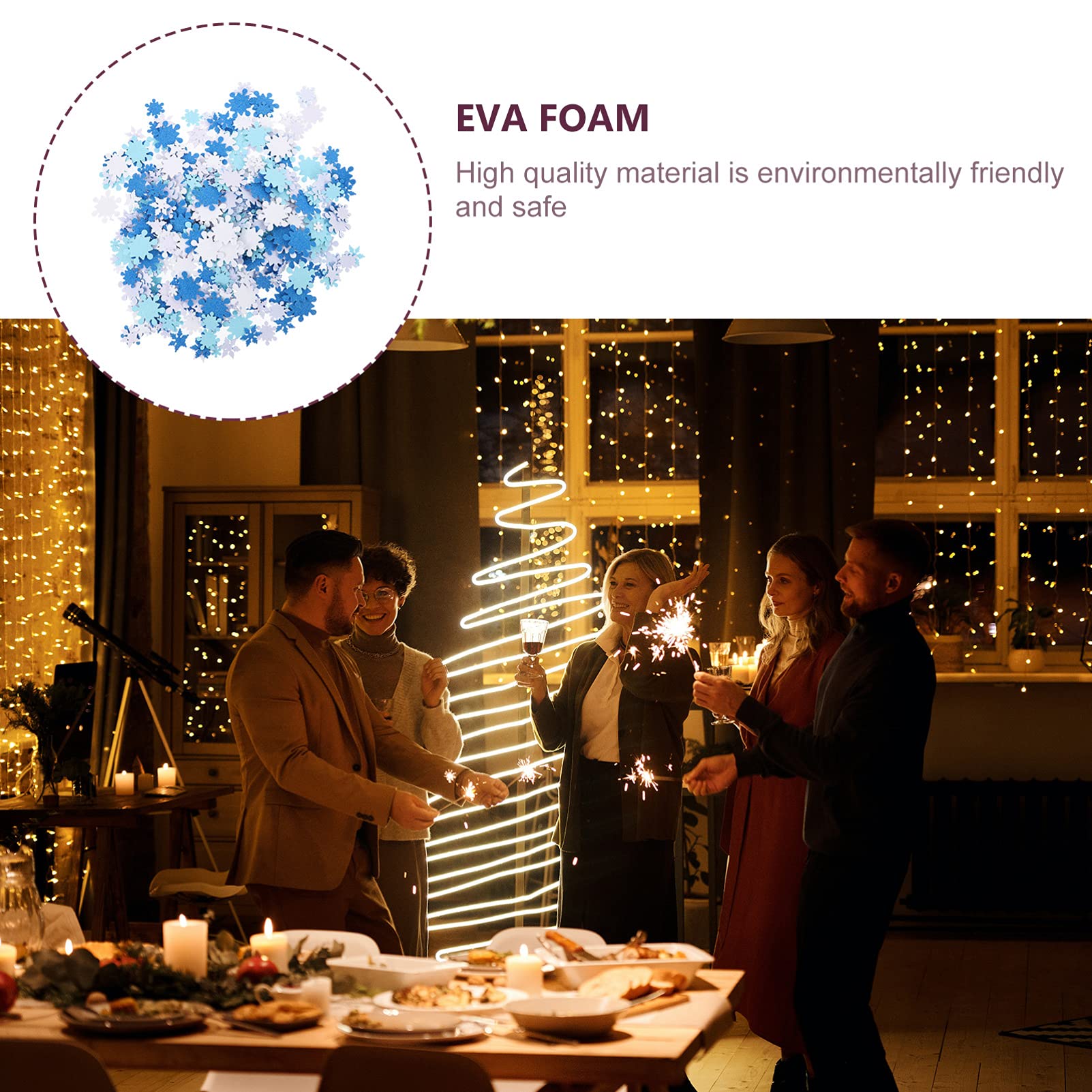 BESTonZON 2piezas Pegatinas De De Brillantes Para Decoración Navideña Autoadhesivas Para Manualidades Diy Fiestas De Invierno y Celebraciones Festivas