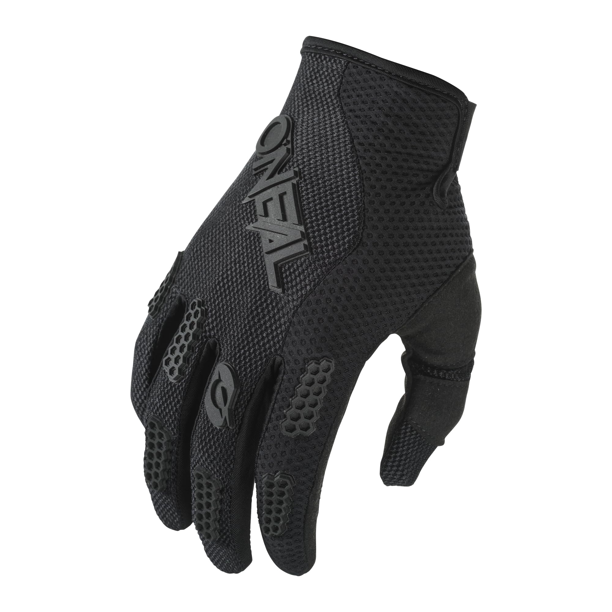 O'NEAL | Fahrrad- & Motocross-Handschuhe | MX MTB FR Downhill | Passform, Luftdurchlässiges Material | Element Glove RACEWEAR V.24 | Erwachsene | Schwarz | Größe M