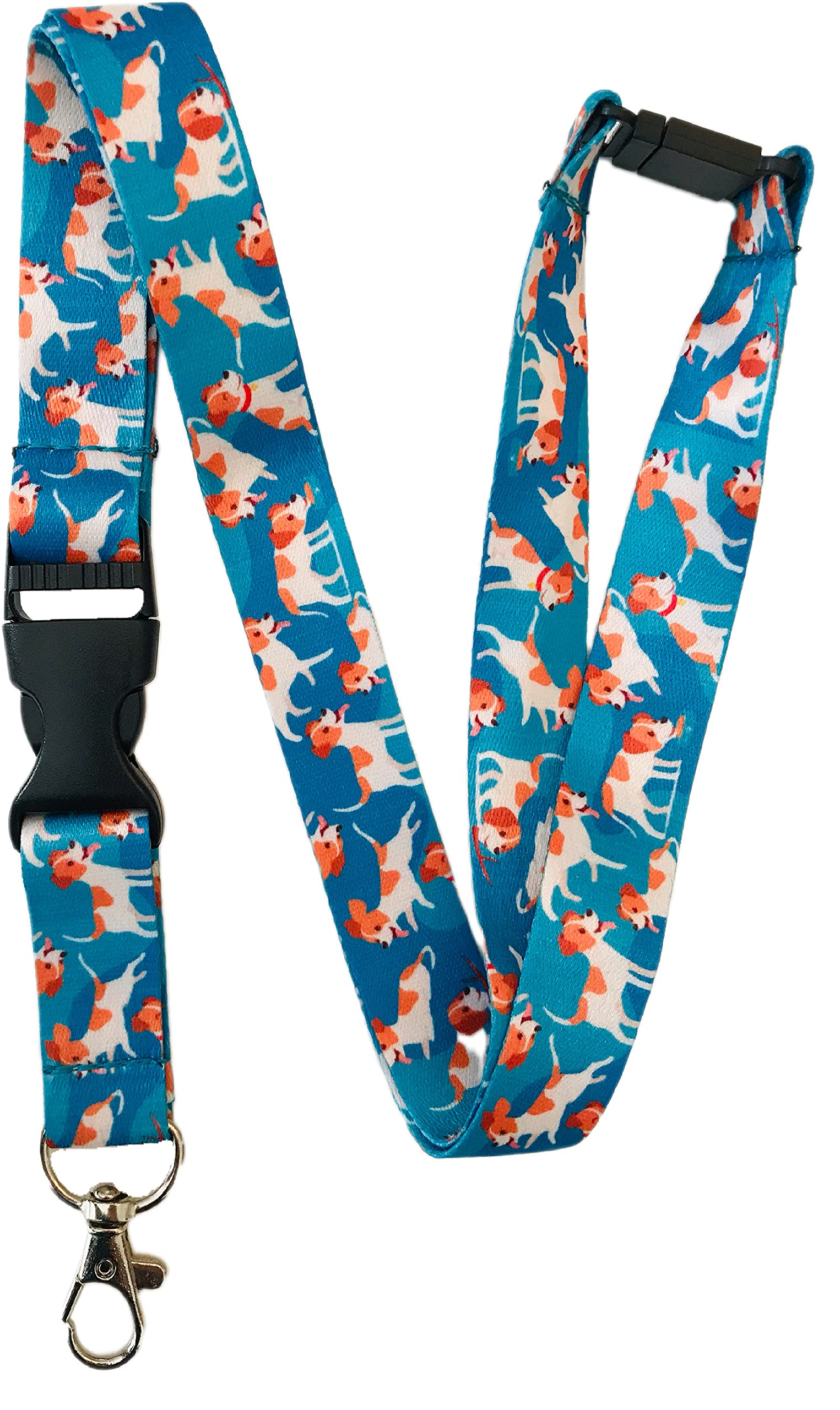PAC Supplies Global Dog Lanyard With Safety Breakaway and detachable Clip (Jack Russell)
