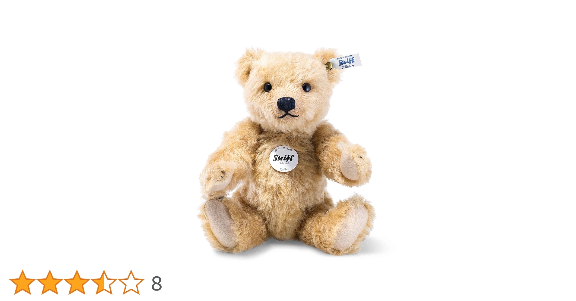 美品　Steiff　 エミリア　ぬいぐるみ 　テディベア Steiff シュタイフ テディベア クラシック エミリア テディベア