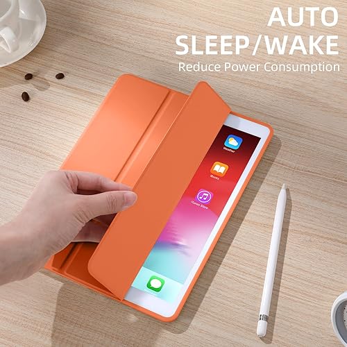 Miniatura 197 de Akkerds - Funda para iPad 10.2 2020, iPad 8ª generación/2019, iPad 7ª generación, con soporte para lápiz. Funda protectora premium con parte trasera