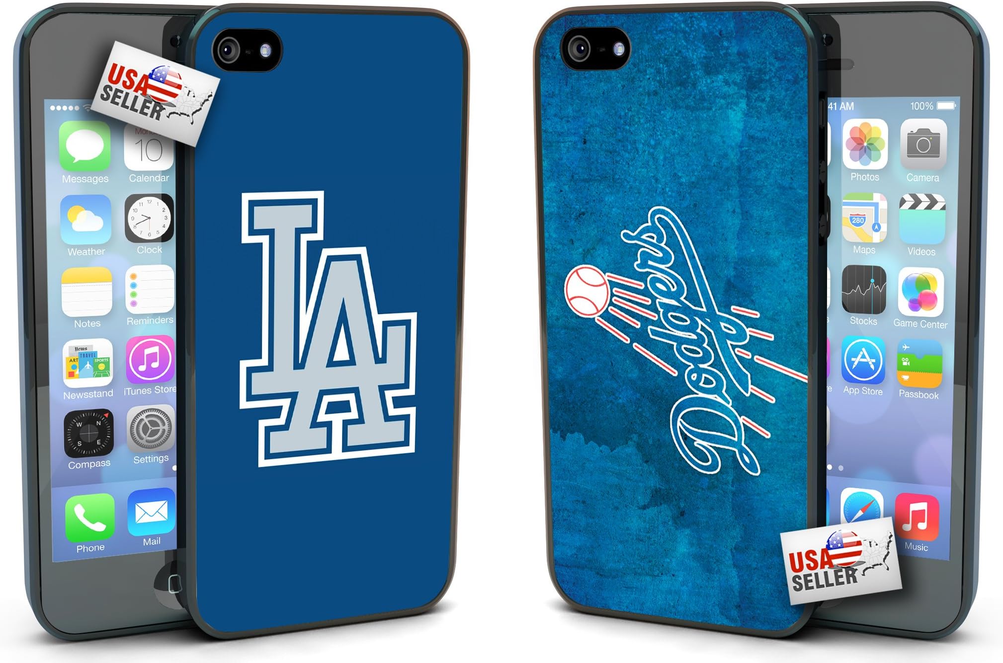Log Angeles Dodgers Hard Case COMBO TWO PACK for iPhone 5/5s