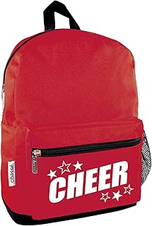 red cheer backpack