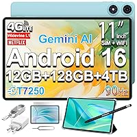 TECLAST P50 Tablet 11 Pollici 90Hz Tablets Android 16, 2GHz Octa