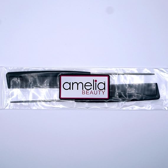 9in Pin Tail Carbon Comb (2 Pack)