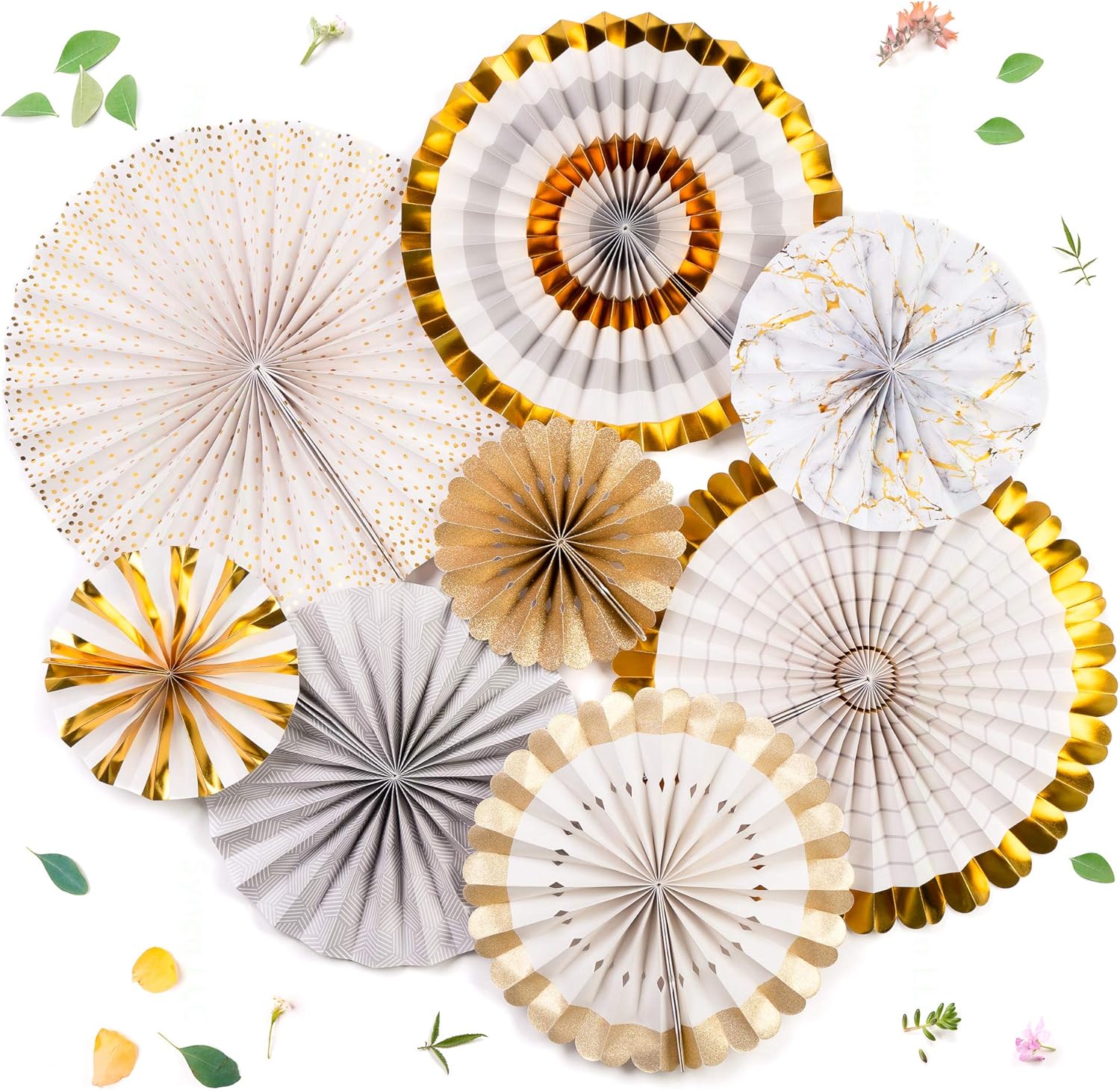 PapaKit Bundle - Origami Paper Wall Decoration Tissue Pom Pom Flower Set