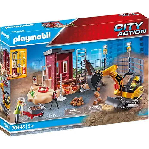 PLAYMOBIL City Action 70443 Mini Excavadora, A Partir de 5 Años