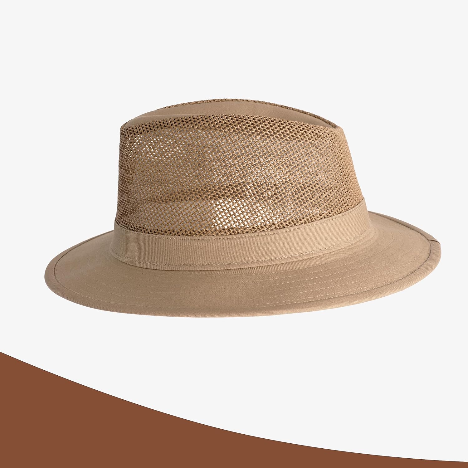 Henschel Hats Hiker Breezer Hat - Wide-Brim Sun Hat for Men with Low Mesh Crown |Fishing & Hiking Hat - Perfect Outdoor Hats
