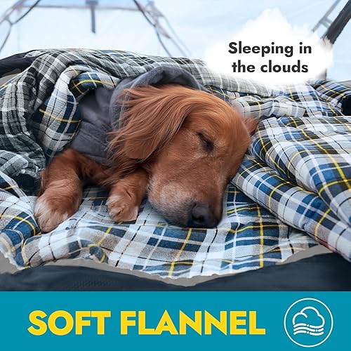 Vista 3 de CANWAY Saco de dormir de franela para adultos, niños, niñas, niños, camping, mochilero, saco de dormir para clima frío y cálido con saco de Grey