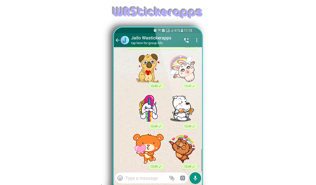 WAStickerApps Cute Animal for Android