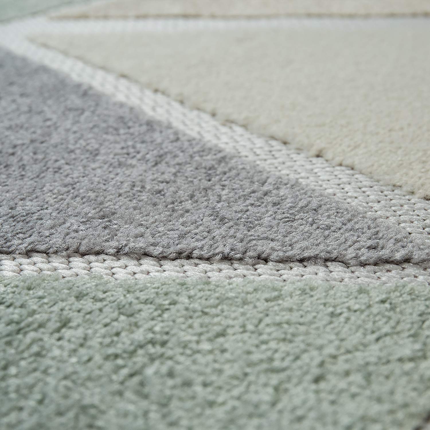 carpet city Outdoor tapijt, terras, weerbestendig, 160 x 160 cm, rond, balkontapijt, groen, strepenpatroon, binnen en buiten tapijten voor veranda