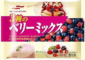Amazon.co.jp: [冷凍]マルハニチロ 3種のベリーミックス 180g ※国内