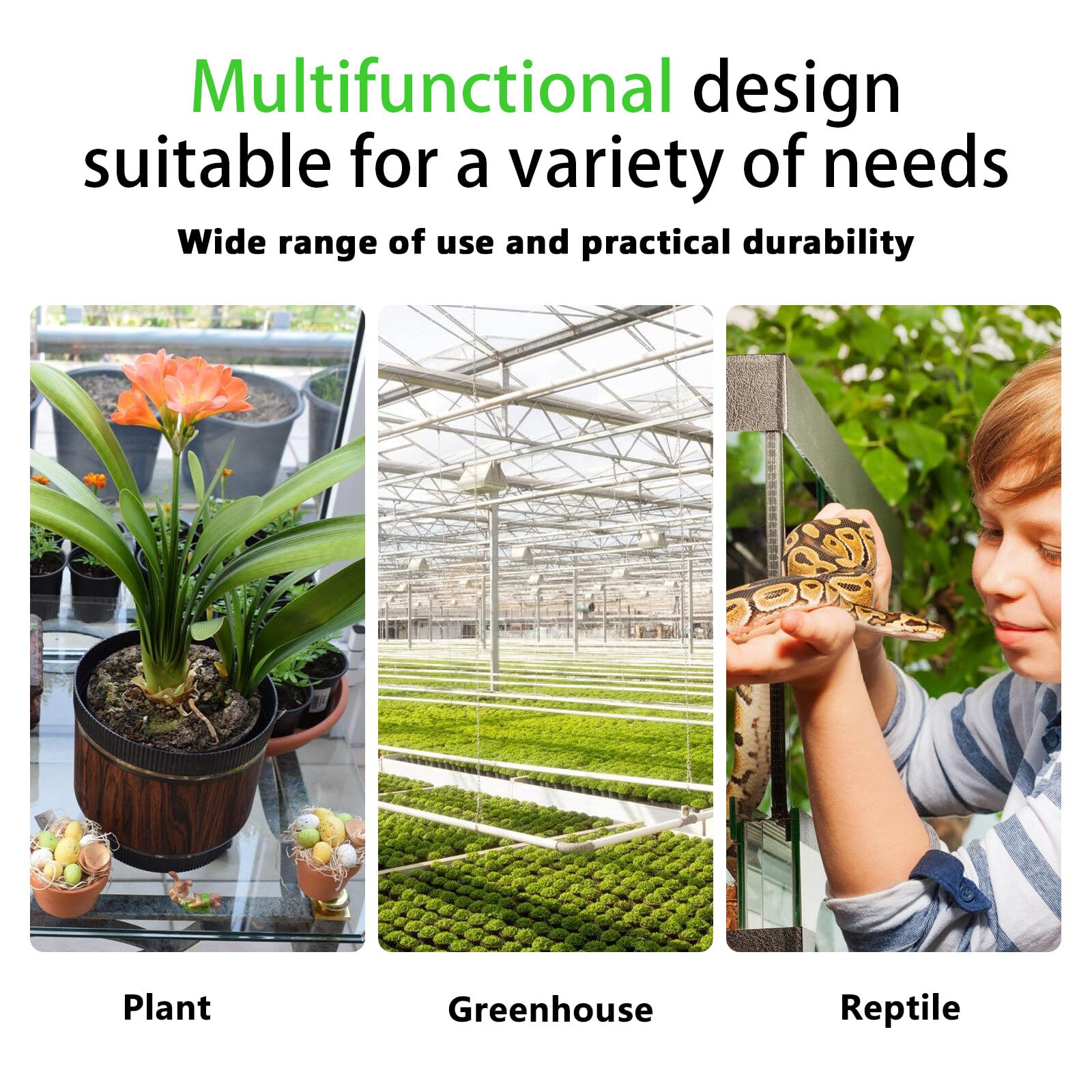 Verdenu Tappeto Riscaldante Per Piante - 25x52 Cm | Termostato Digitale | Impermeabile IP67 - Foto 13