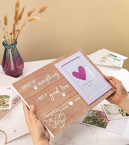 Miniatura 421 de NZY Regalos de aniversario, cumpleaños, San Valentín, Navidad, marco de regalo para novio, novia, marido, esposa, pareja, mejor amigo, único