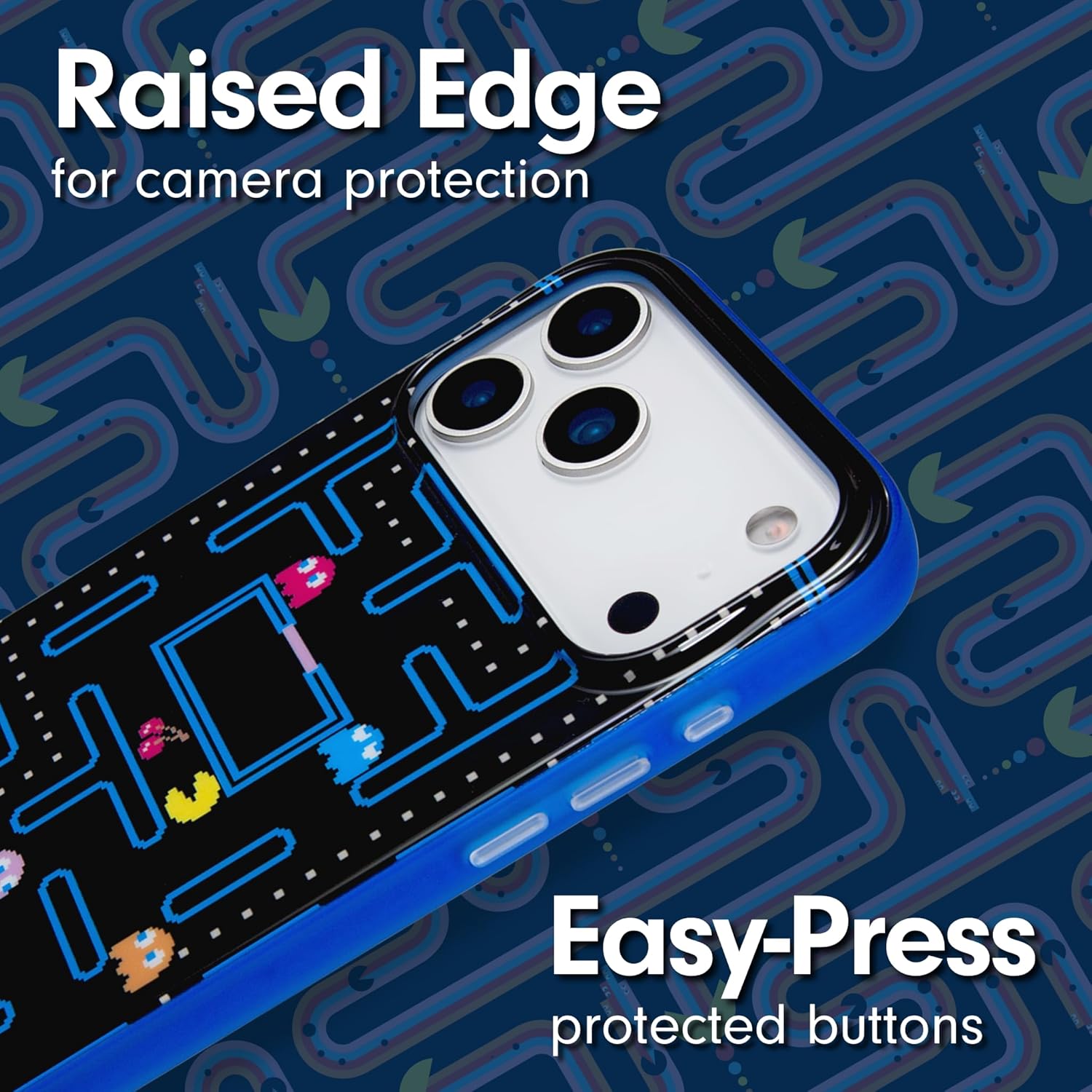 Sonix Case for iPhone 17 Pro | Compatible with MagSafe | 10ft Drop Tested | Pac-Man Classic