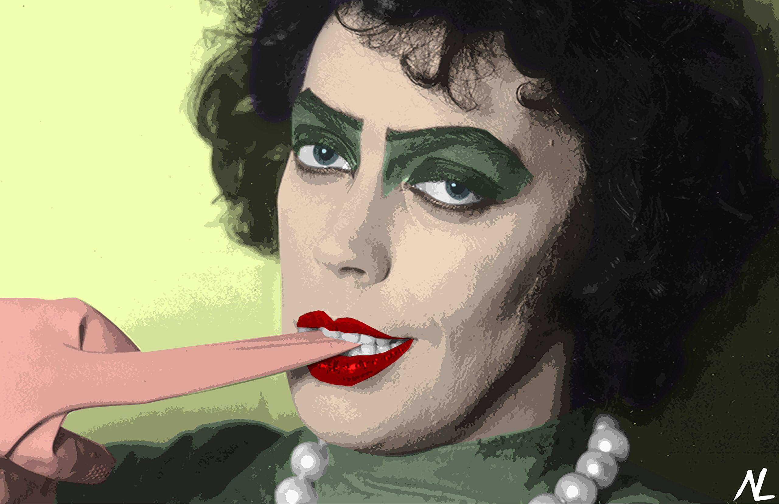 Rocky Horror Picture Show Dr. Frank-N-Furter Pop Art Illustration #3 Poster Print (11x17 inches)