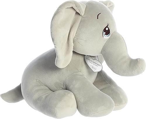 Miniatura 3 de Aurora® Inspirational Precious Moments™ Squishy Tuk Elefante de peluche, recuerdos apreciados, comodidad duradera, color gris, 12 pulgadas