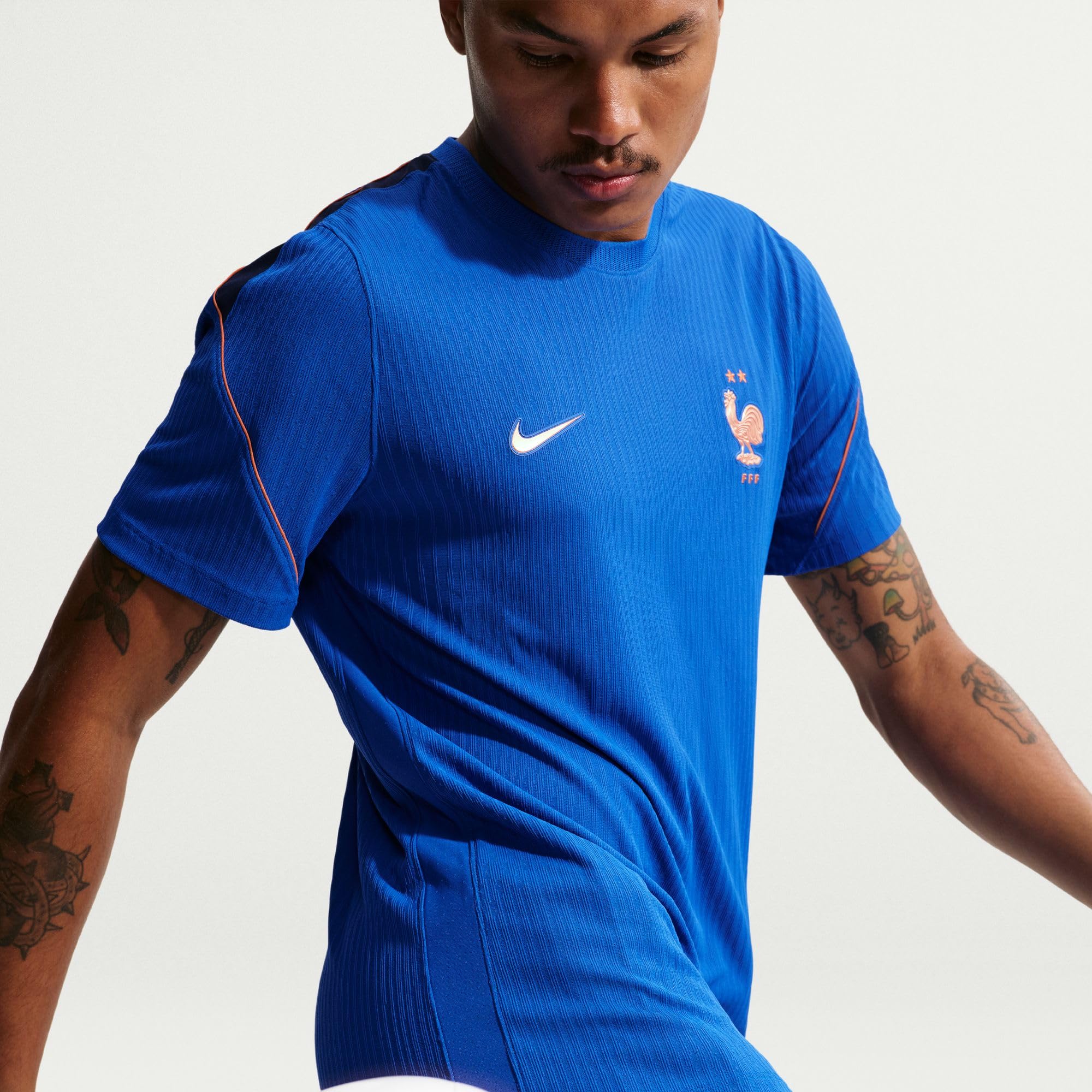 NIKE Top piłkarski z krótkim rękawem Mężczyźni Fff Strike Elite Nike Dri-fit Adv Kurzarm-fußballoberteil (Herren)