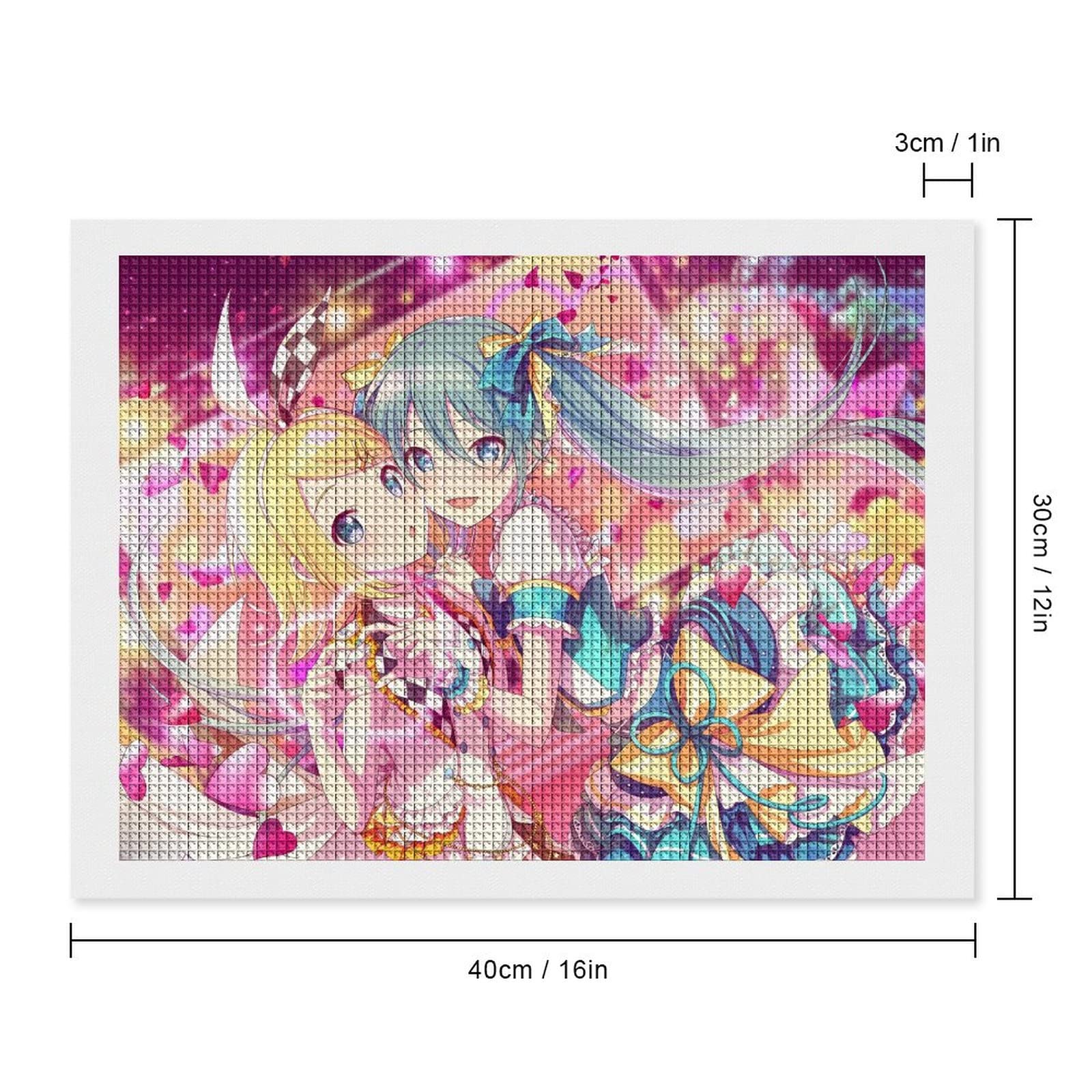初音ミク ダイヤモンドアート セット モザイクアート 5d 初音ミク B4