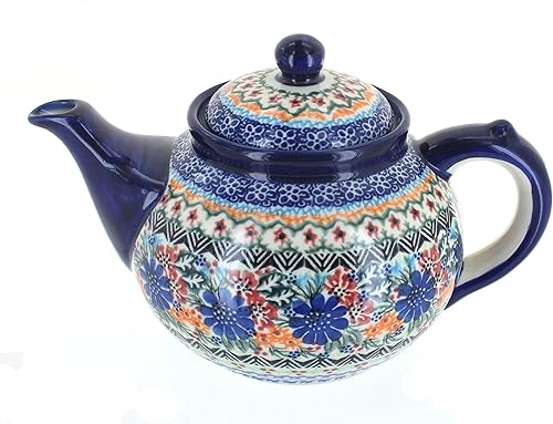 Tetera Ashley de cerámica polaca Blue Rose