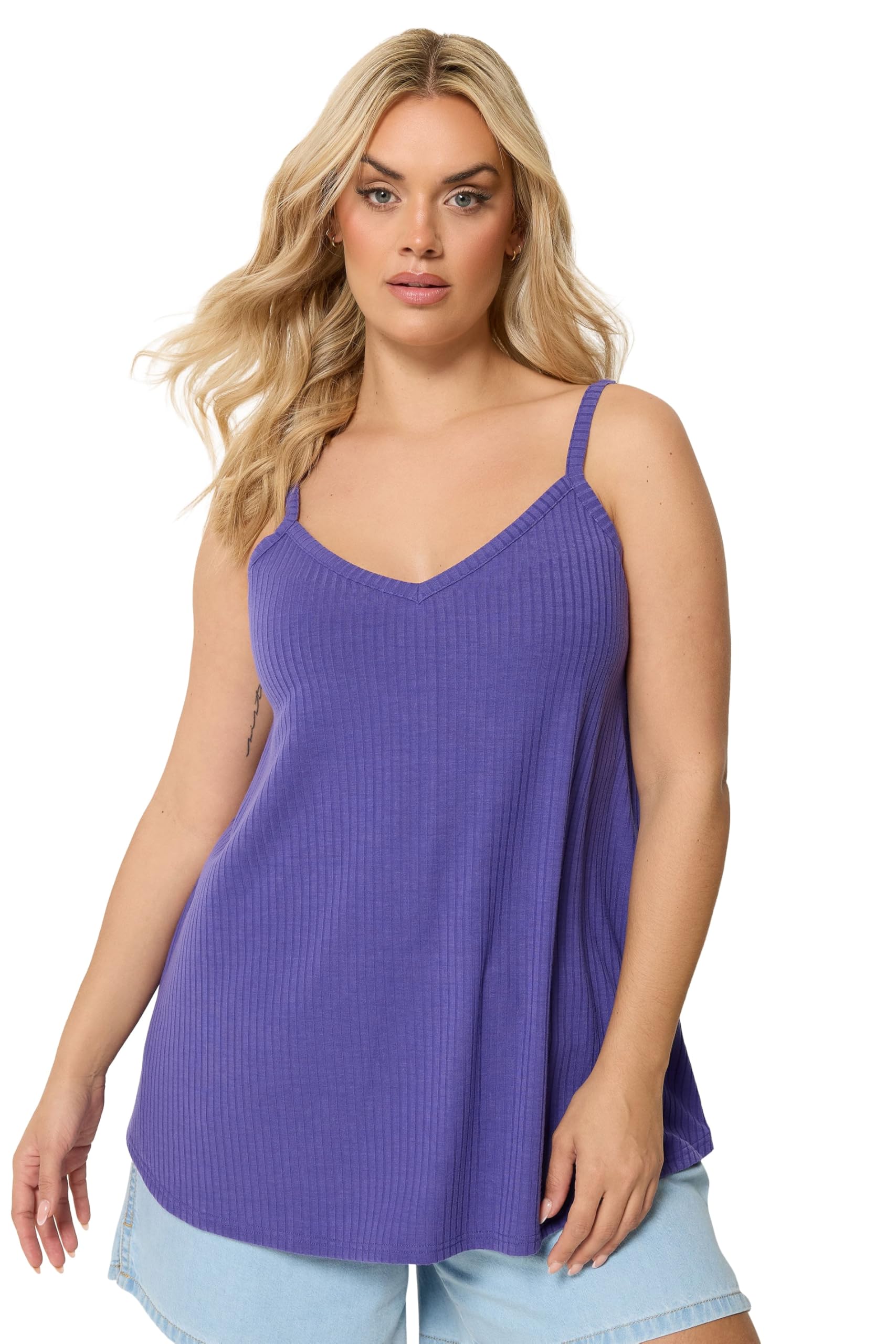 Yours Curve Swing Vest Top - Women's - Plus Size Curve