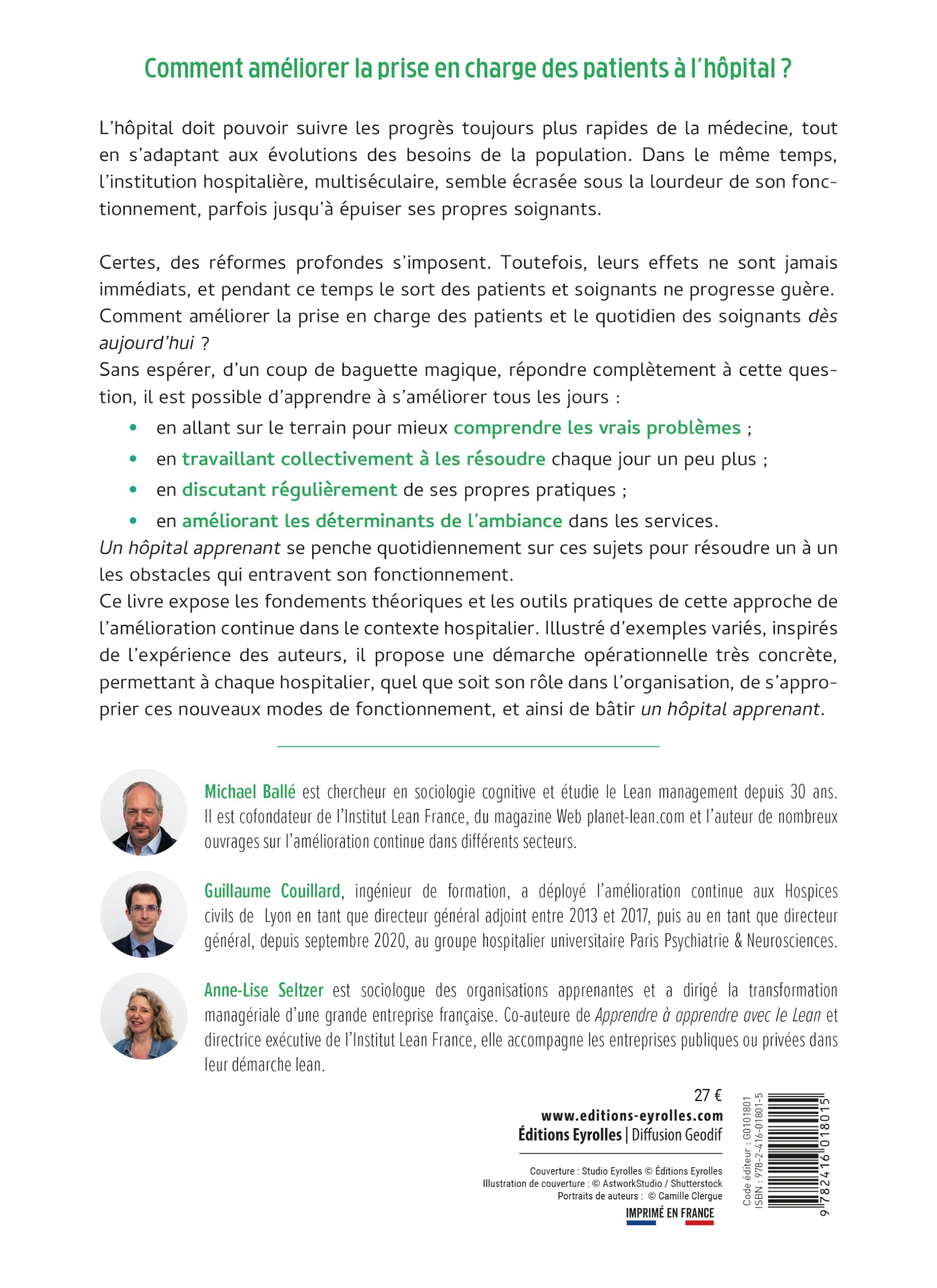 L'hôpital apprenant: L'amélioration continue au service du soin