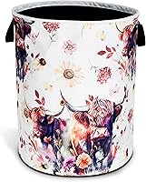 Vista 13 de Cesta de lavandería con bandera americana de línea roja Ax de NUTAINLA, cesta plegable de tela Oxford para bomberos, bolsa divertida de mano, cesta